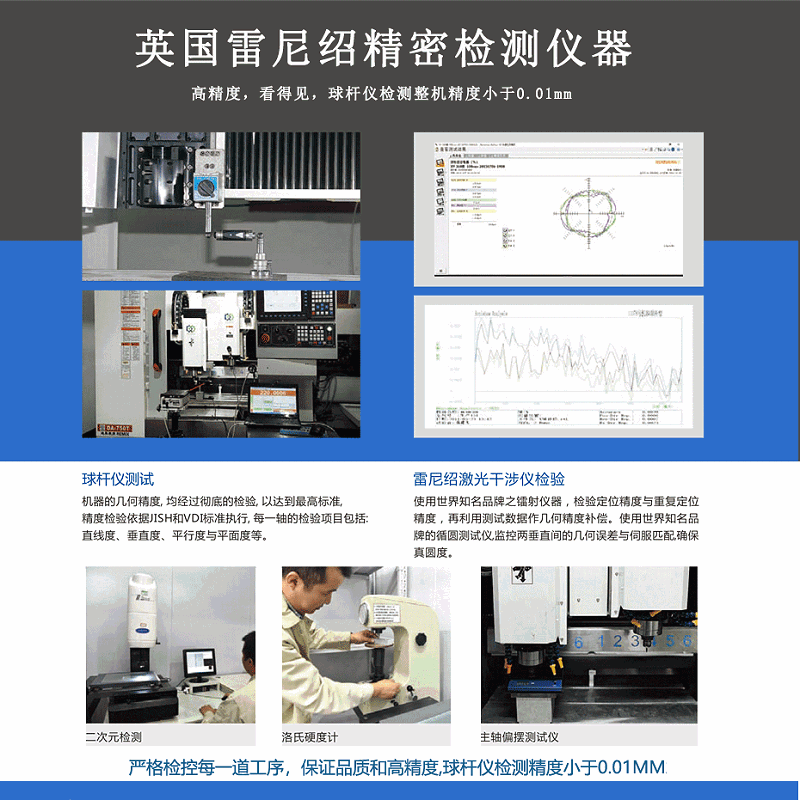 精雕機精度檢測