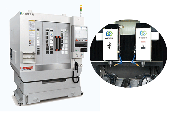 雙通道雙頭刀庫精雕機